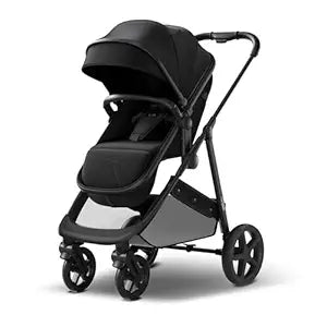 Lightweight Baby Stroller Foldable Infant Stroller with Reclining Seat One-Hand Fold Shock Absorption Travel Pushchair for Newborns and Toddlers
