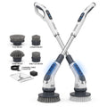 Cordless Electric Spin Scrubber – Powerful Bathroom Cleaning Brush with Adjustable Handle and Multiple Heads