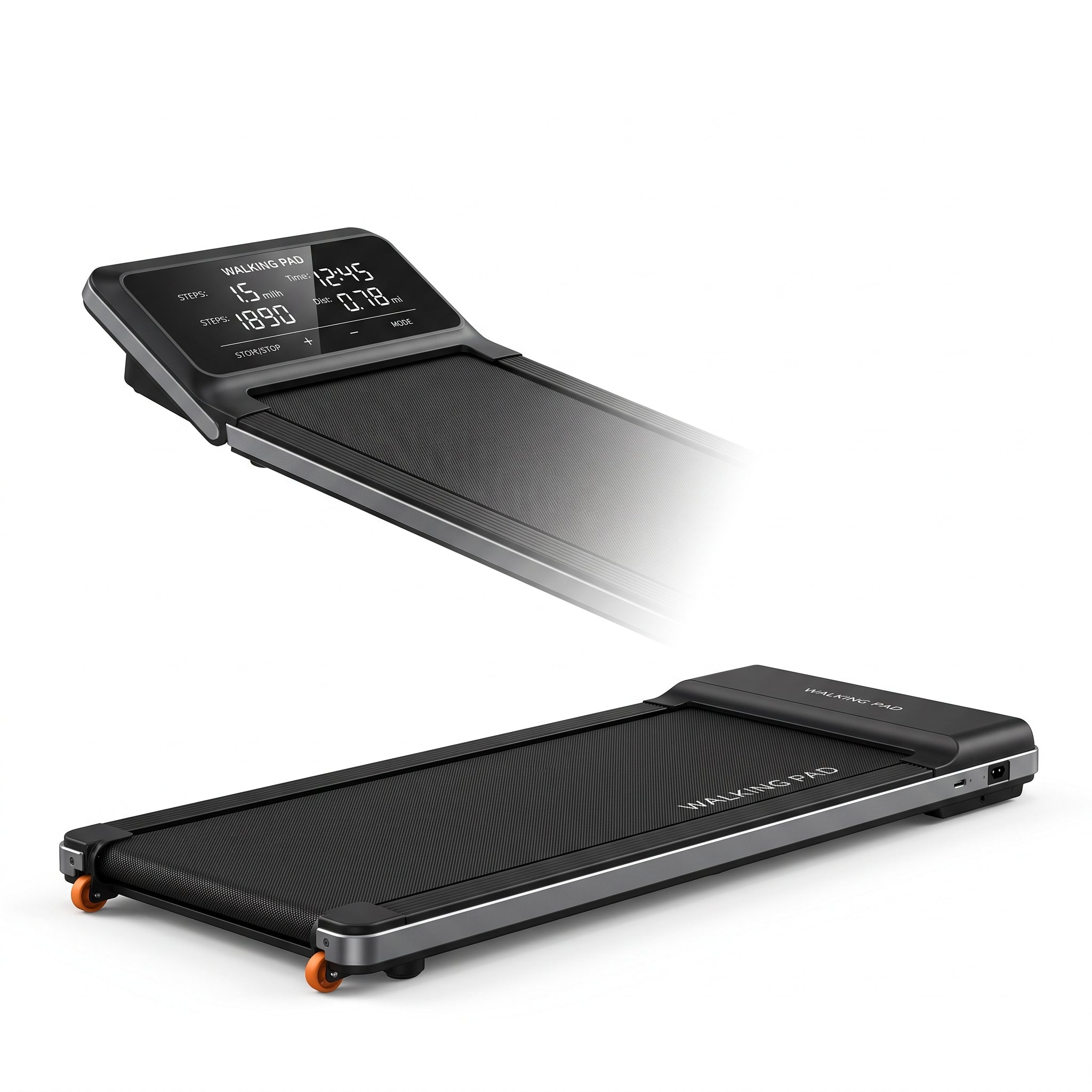 Compact Walking Pad Treadmill – Slim Under Desk Exercise Machine for Home and Office Workouts