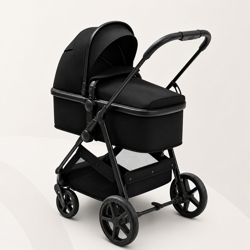 Lightweight Baby Stroller Foldable Infant Stroller with Reclining Seat One-Hand Fold Shock Absorption Travel Pushchair for Newborns and Toddlers